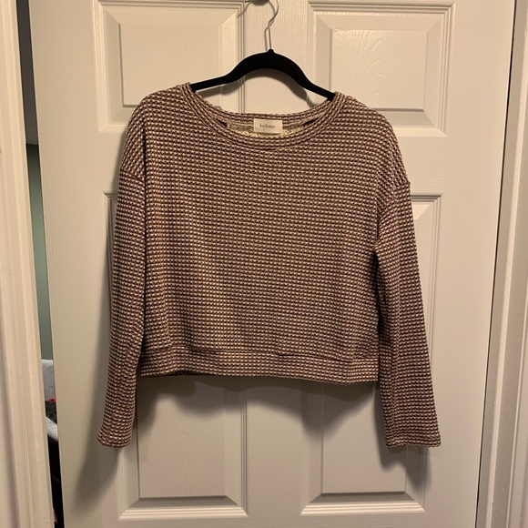 bohme Sweaters - Bohme Crop Sweater with lace back.
